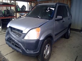2004 HONDA CR-V, SILVER, LX MODEL, 2.4L, AT, 2WD.  A26261